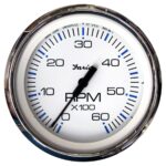 Στροφόμετρο Faria 6000rpm ΕΣ/ΕΞ Chess White 34807