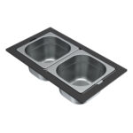 Μπολ ανοξείδωτο για νεροχύτη SINTESI Frame Inox KF012100IN ELLECI