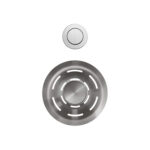 Βαλβίδα νεροχύτη FLOW-PRO με σύστημα OPEN-UP Inox Satinato KITASP-F-1VSELL-IN ELLECI