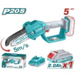 TOTAL ΣΕΤ ΑΛΥΣΟΠΡΙΟΝΟ ΚΛΑΔΕΥΤΙΚΟ ΜΠΑΤ. Li-ion 20V / 5" / 2Ah / 1 ΜΠΑΤ (TGSLI20581)