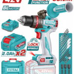 TOTAL ΕΠΑΓΓ. ΔΡΑΠ/ΒΙΔΟ ΚΡΟΥΣΤΙΚΟ ΜΠΑΤ. Li-ion 42V / 2Ah / 99Nm / 2 ΜΠΑΤ BL Motor (TIDLI429982E)