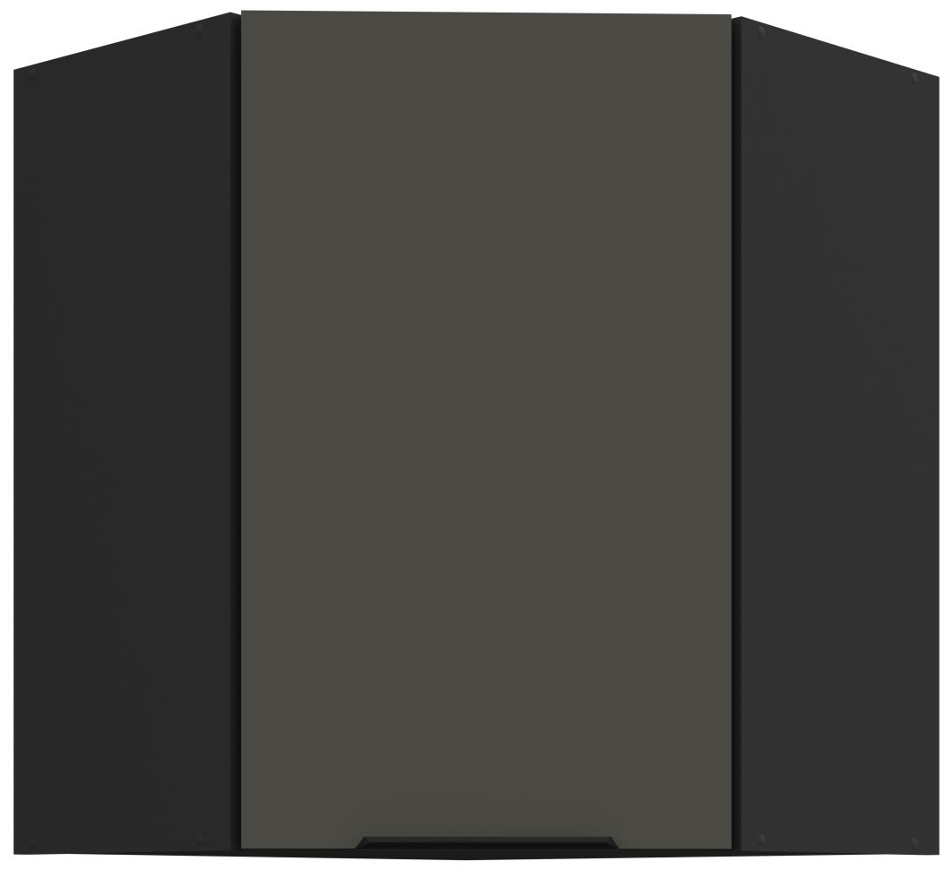 Κρεμαστό ντουλάπι γωνιακό Arianna 60x60 GN 72 1F-Γκρι