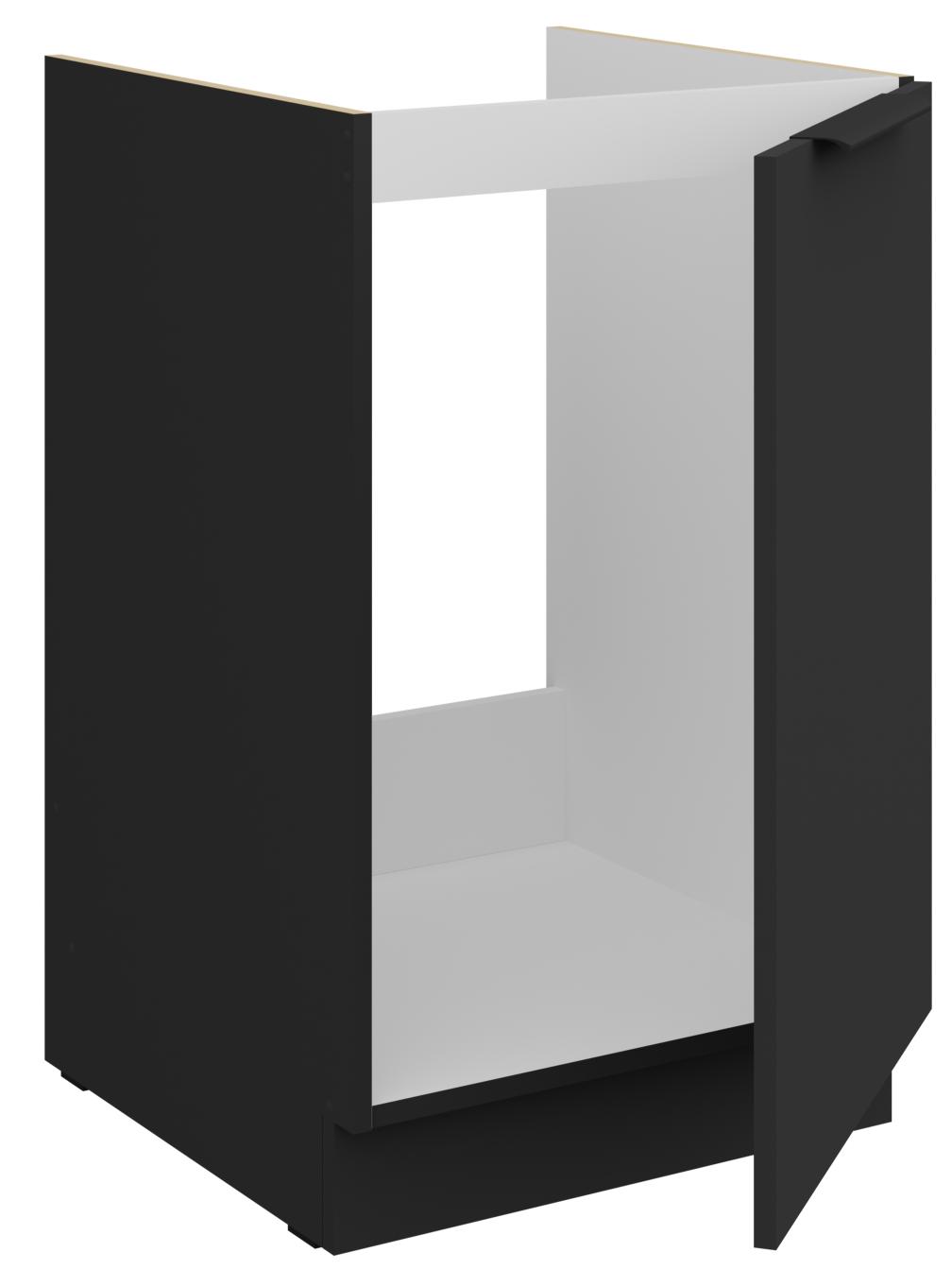 Επιδαπέδιο ντουλάπι νεροχύτη Arianna 60 ZL 1F BB-Μαύρο - Image 2