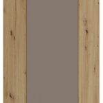 Κρεμαστό ντουλάπι γωνιακό Arianna 60x60 GN 108 1F-Γκρέζ