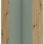 Κρεμαστό ντουλάπι γωνιακό Arianna 60x60 GN 108 2F-Φυστικί