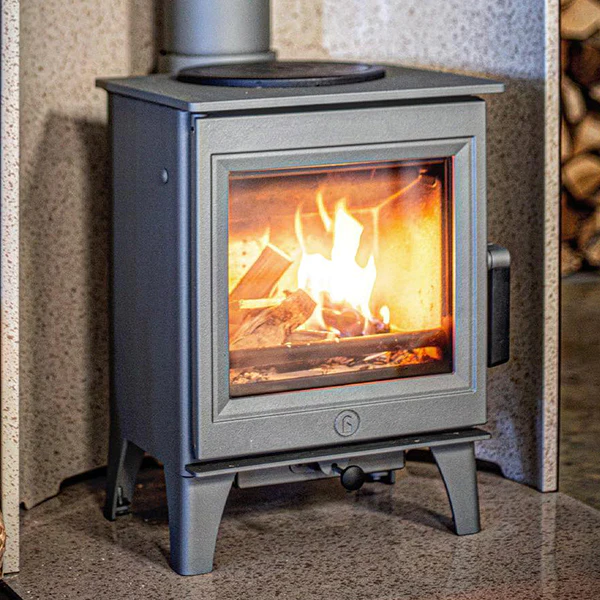 Charnwood Cranmore 3 Σόμπα Ξύλου - Black - Image 2