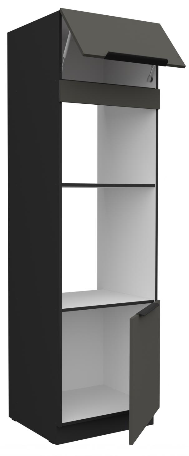 Επιδαπέδιο ντουλάπι Arianna 60 DPM 210 2F-Γκρι - Image 2