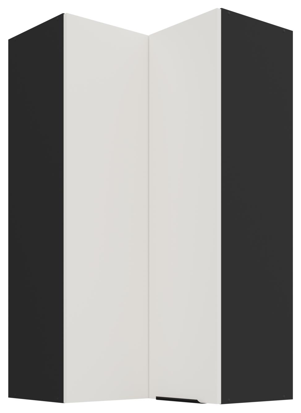 Κρεμαστό ντουλάπι γωνιακό Arianna 60x60 GN 108 2F-Λευκό