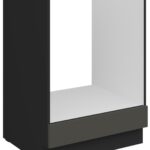 Επιδαπέδιο ντουλάπι φούρνου Arianna 60 D GAZ BB-Γκρι