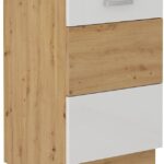 Επιδαπέδιο ντουλάπι νεροχύτη Artista 50 ZL 1F BB-Leuko