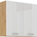 Κρεμαστό ντουλάπι Artista 80 G-72 2F-Leuko