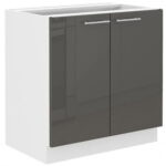 Επιδαπέδιο ντουλάπι Lyona 80 D 2F BB-Gkri