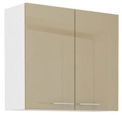Κρεμαστό ντουλάπι Lyona 80 G 72 2F-Cappuccino