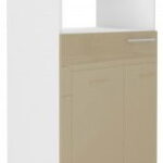 Επιδαπέδιο ντουλάπι Lyona 60 DKPL 162 1F BB-Cappuccino