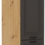 Επιδαπέδιο ντουλάπι Yvette 40 DK 210 2F-Γραφίτης