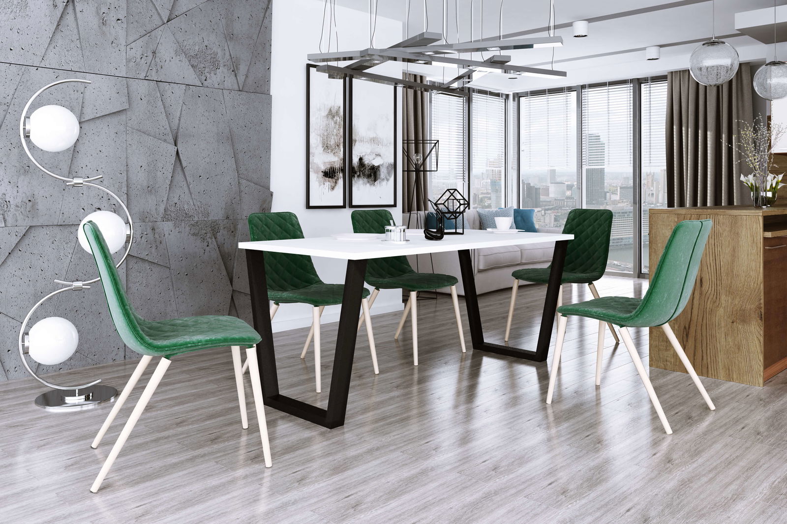 Τραπέζι Kingsale II-Leuko-138 x 67 - Image 3