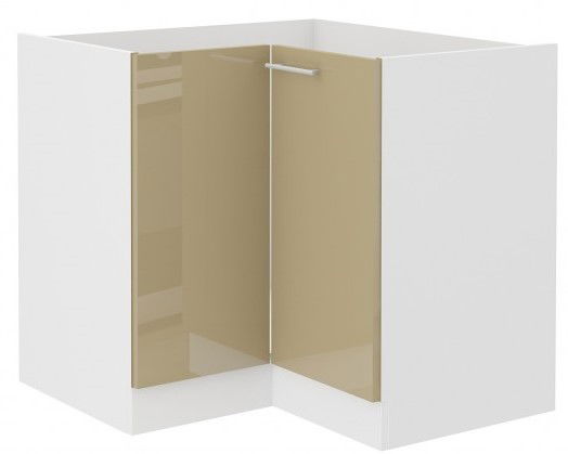 Επιδαπέδιο ντουλάπι γωνιακό Lyona 90x90 DN 1F BB-Cappuccino