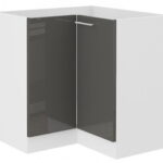 Επιδαπέδιο ντουλάπι γωνιακό Lyona 90x90 DN 1F BB-Gkri