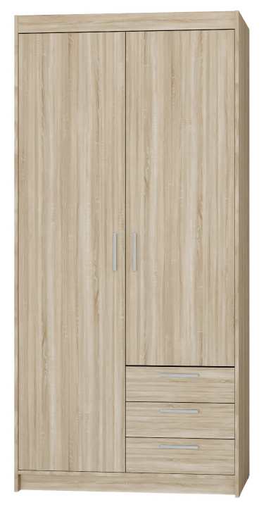 Ντουλάπα Ester 2D3S-Sonoma Oak