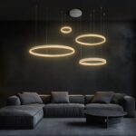 kelvo® VENOM KLV-101-0203 Κρεμαστό Φωτιστικό Οροφής LED 150W 15000lm 120° AC 220-240V IP20 Ρυθμιζόμενο Λευκό CCT με Χειριστήριο από 2700K έως 6000K Dimmable - Lumileds SMD Chip - Λευκό Ματ - Μ150 x Π90 x Υ60cm - 3 Χρόνια Εγγύηση