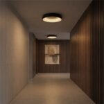 kelvo® SALEM KLV-101-0277 Φωτιστικό Οροφής LED 75W 7500lm 120° AC 220-240V IP20 Ρυθμιζόμενο Λευκό CCT με Χειριστήριο από 2700K έως 6000K Dimmable - Lumileds SMD Chip - Μαύρο Ματ - Μ45 x Π45 x Υ9.5cm - 3 Χρόνια Εγγύηση