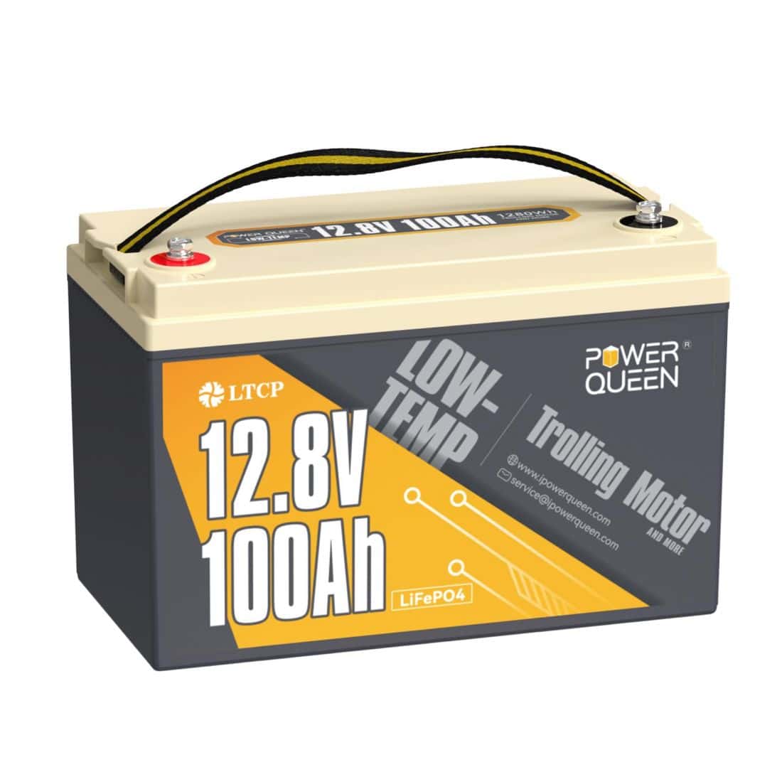 Μπαταρία Λιθίου Power Queen PREMIUM Life Po4 12.8V 100Ah