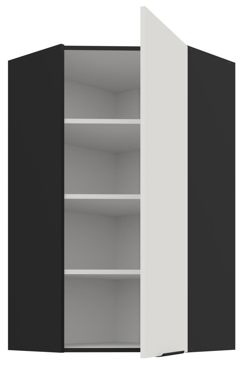 Κρεμαστό ντουλάπι γωνιακό Arianna 60x60 GN 108 1F-Λευκό - Image 2
