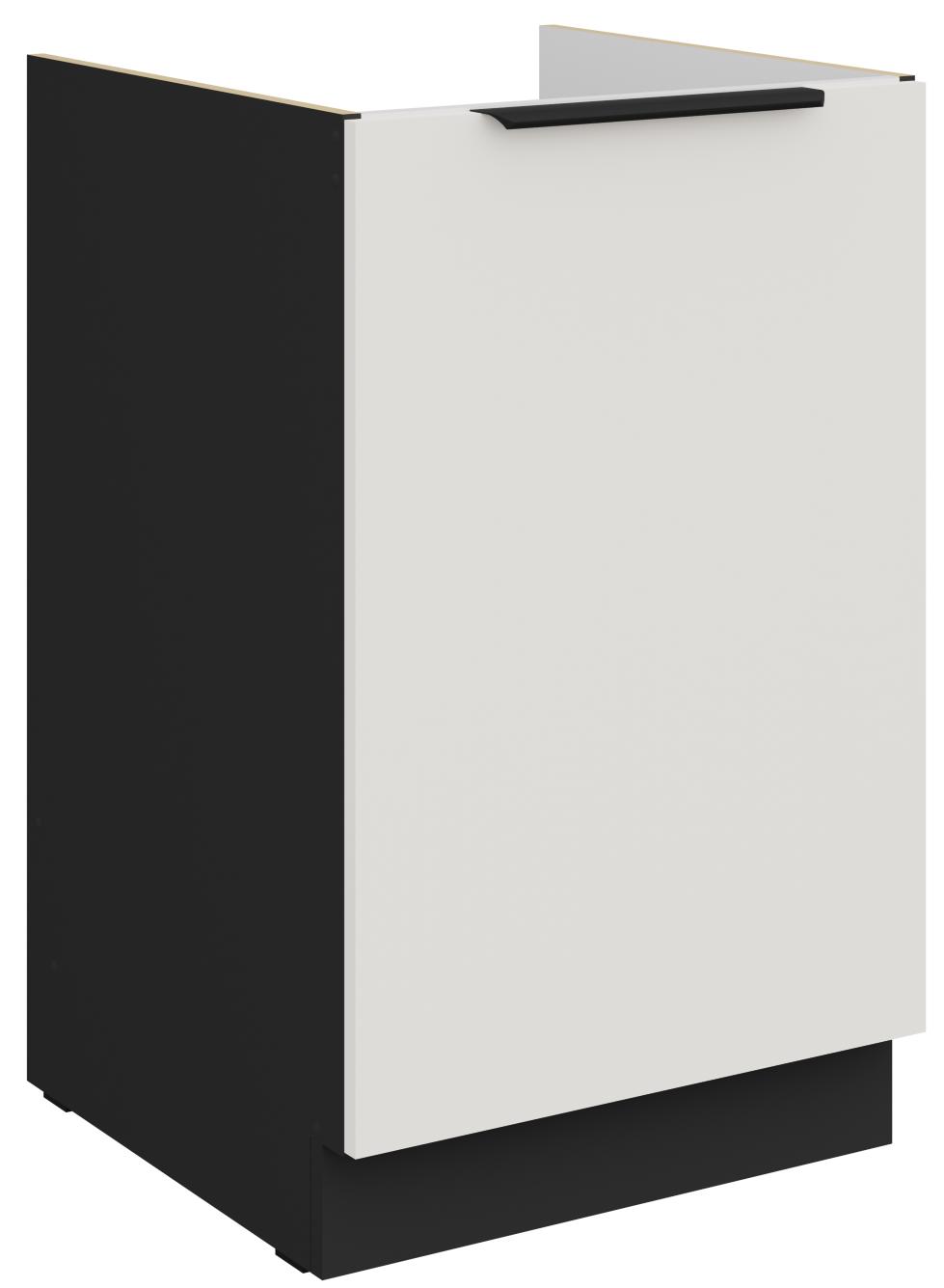 Επιδαπέδιο ντουλάπι νεροχύτη Arianna 50 ZL 1F BB-Λευκό
