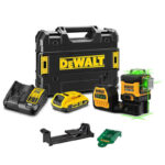 DEWALT DCE089D1G18 Αυτορυθμιζόμενο Γραμμικό Αλφάδι Laser Πράσινης Δέσμης 18V 2.0Ah