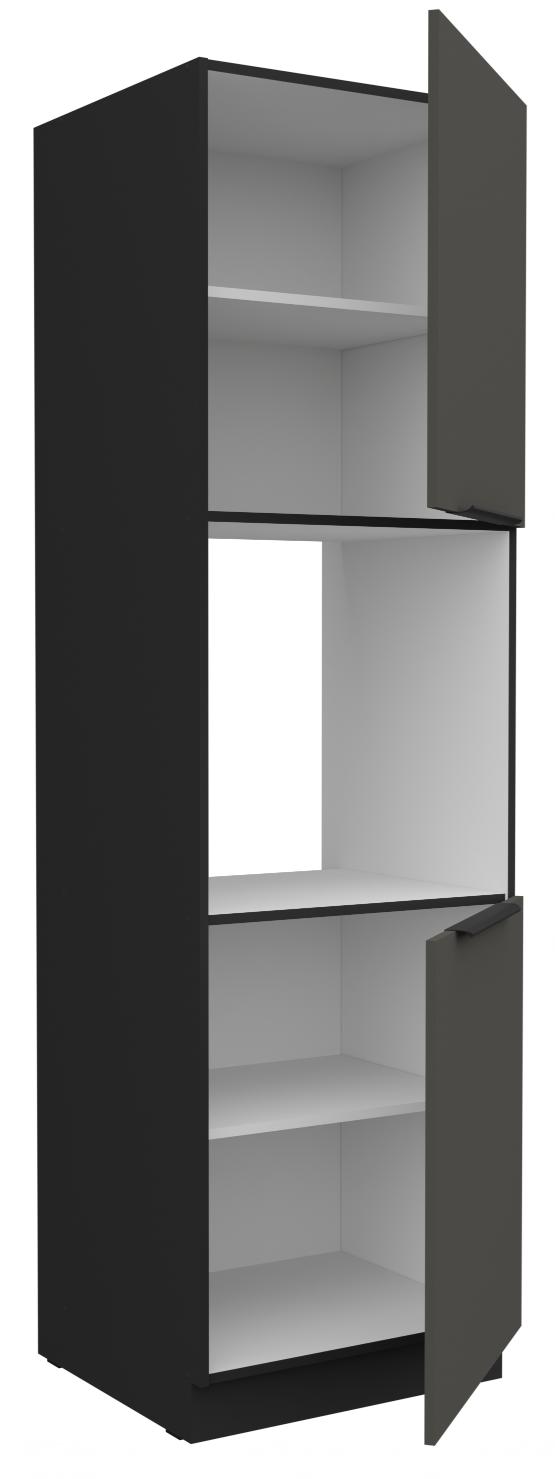 Επιδαπέδιο ντουλάπι Arianna 60 DP 210 2F-Γκρι - Image 2