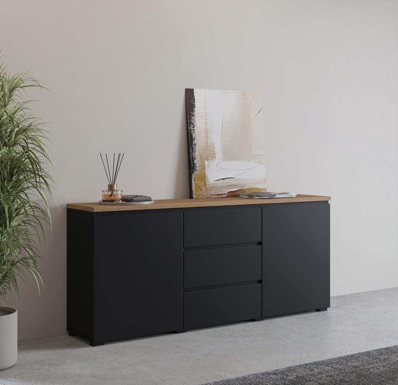 Έπιπλο τηλεόρασης Domus Mini-Μαύρο - Image 2