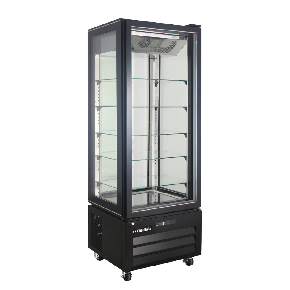 Βιτρίνα συντήρησης πανοραμική BLACK VICTORIA 65 NFP BLACK