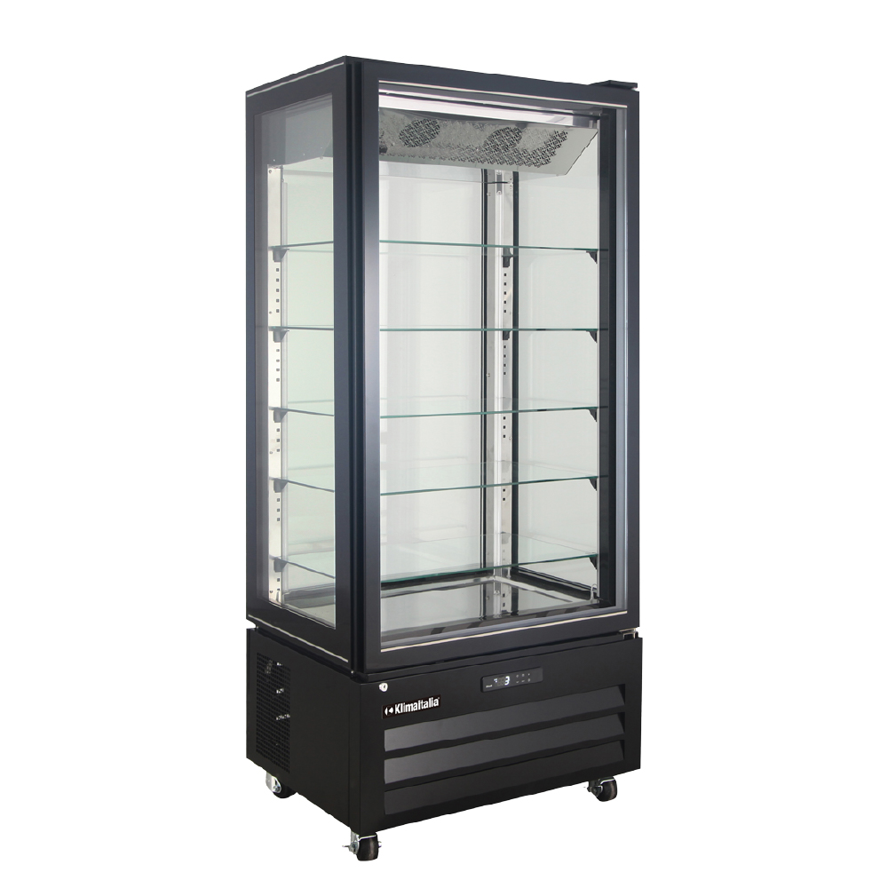 Βιτρίνα συντήρηση πανοραμική BLACK VICTORIA 85 NFP BLACK