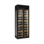 Βιτρίνα κρασιών με 2 ανοιγόμενες πόρτες WINELUX 902 BLACK