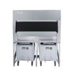 Αποθήκη για παγομηχανή με 2 καρότσια 617+224Kg SCD600