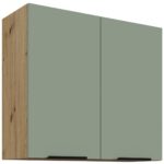 Κρεμαστό ντουλάπι Arianna 80 G 72 2F-Φυστικί