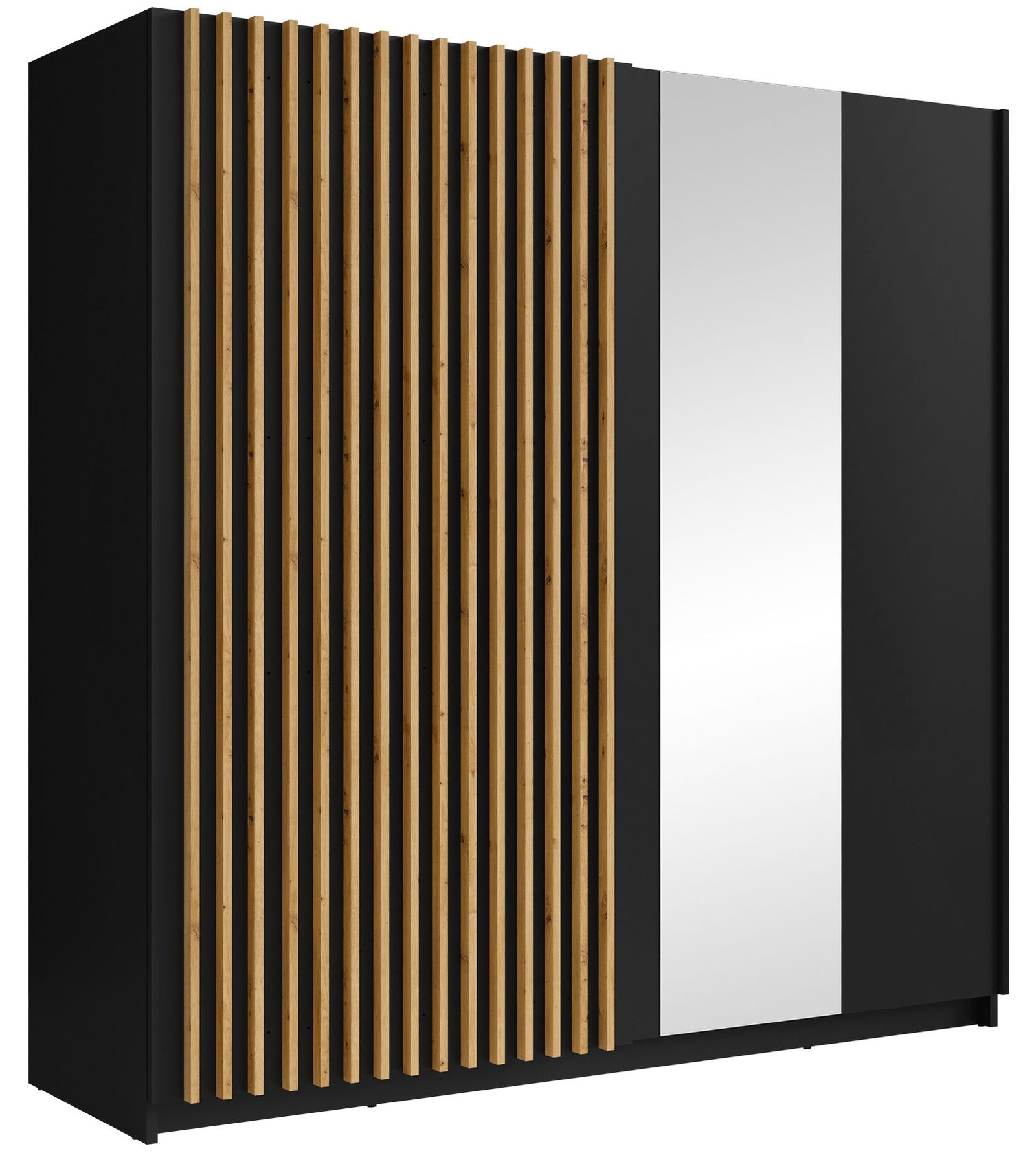 Ντουλάπα Negler Συρόμενη-Μαύρο