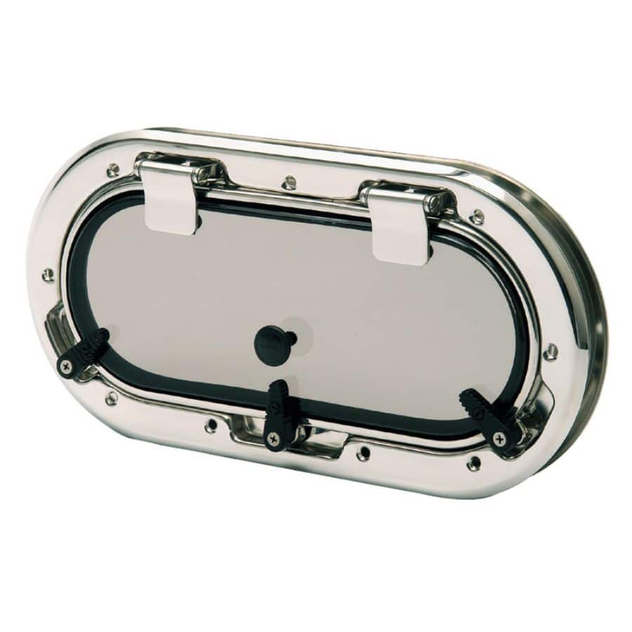 BOMAR Flagship oval portlight AISI316 400 x 200 mm