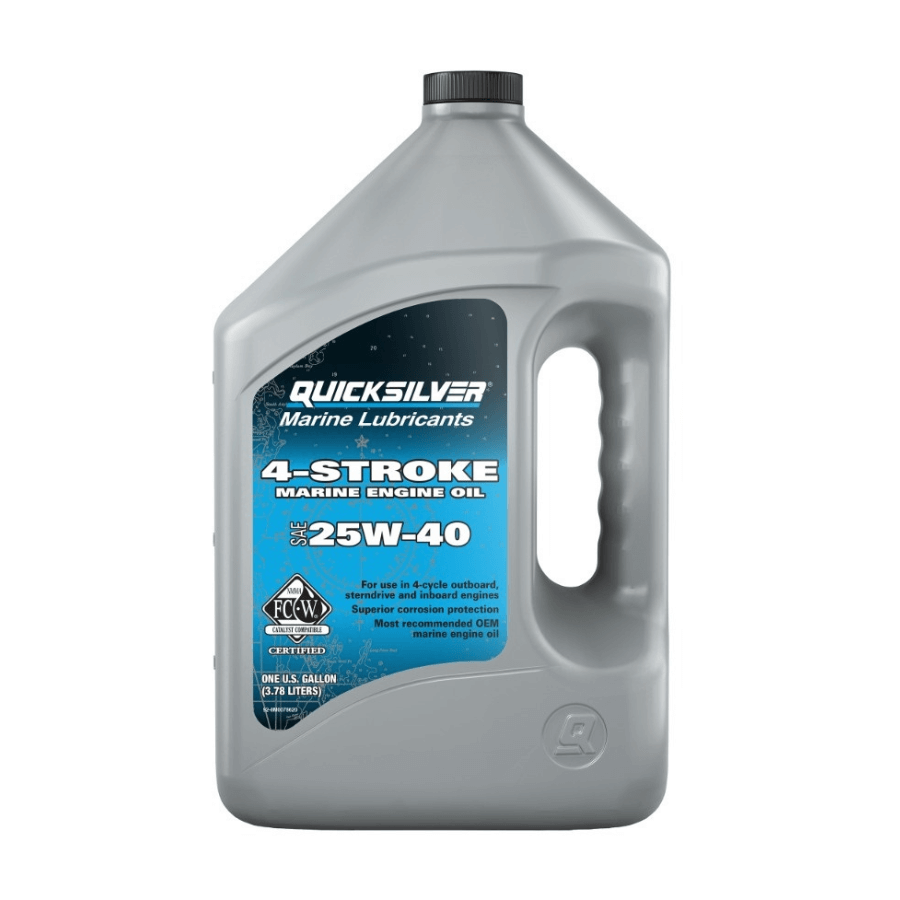 Quicksilver 25W-40 Marine Engine Oil - 4lt