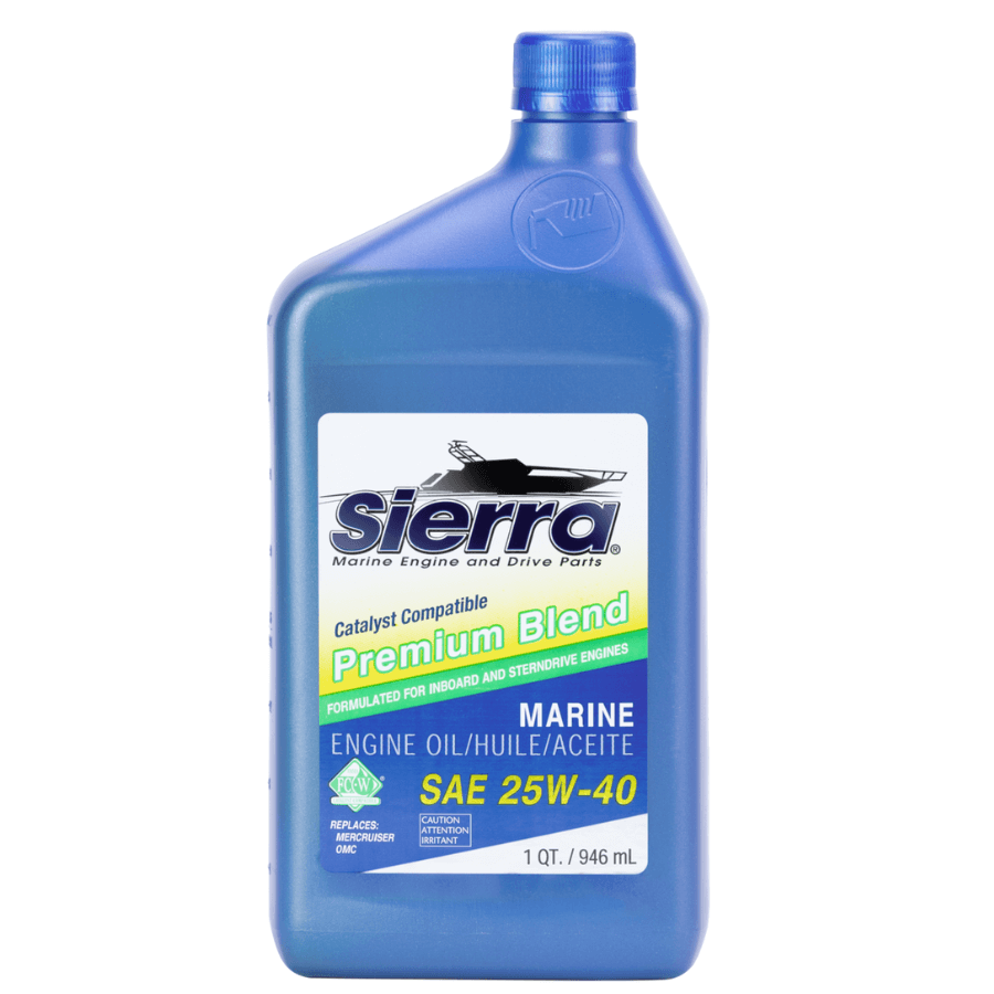 Sierra 25W-40 FC-W 4-Stroke Catalyst Oil - 4lt