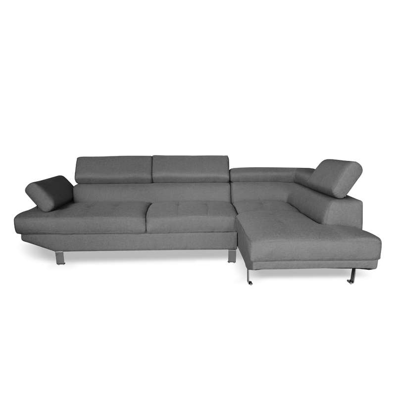 CORNER GREY ΥΦΑΣΜΑ ΑΡΙΣΤΕΡΗ ΓΩΝΙΑ 250X153X80εκ.