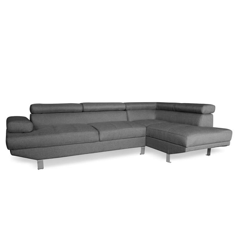 CORNER GREY ΥΦΑΣΜΑ ΑΡΙΣΤΕΡΗ ΓΩΝΙΑ 250X153X80εκ. - Image 2