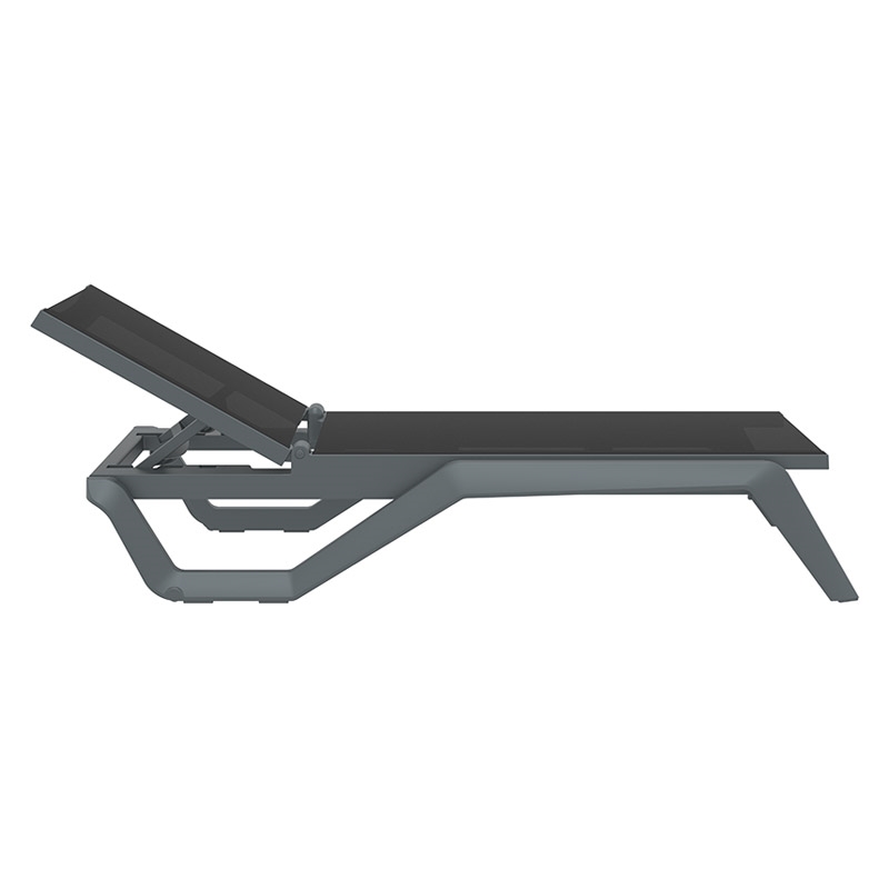 RIO PRO ΞΑΠΛΩΣΤΡΑ DARK GREY/BLACK ΠΟΛ/ΝΙΟΥ 190X70X33εκ. - Image 2