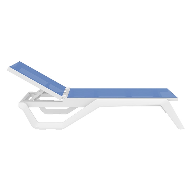 RIO PRO ΞΑΠΛΩΣΤΡΑ WHITE/BLUE ΠΟΛ/ΝΙΟΥ 190X70X33εκ. - Image 2