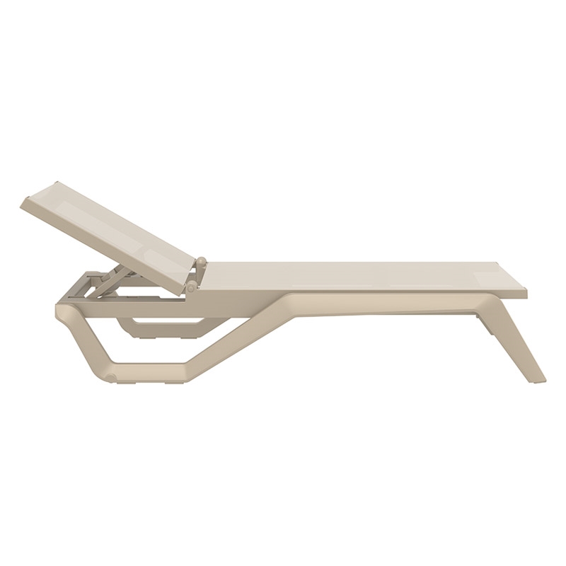 RIO PRO ΞΑΠΛΩΣΤΡΑ TAUPE/TAUPE ΠΟΛ/ΝΙΟΥ 190X70X33εκ. - Image 2