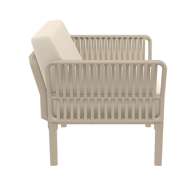 PORTOFINO LOUNGE ΠΟΛΥΘΡΟΝΑ TAUPE/ΜΑΞ. BEIGE ΠΟΛ/ΝΙΟΥ 90X80Χ69εκ. - Image 3