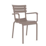 Hera/P-PL* Resin Armchair Cappuccino