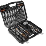 NEO TOOLS Καστάνια με Καρυδάκια 1/2", 3/8", 1/4" & Κλειδιά σετ 219τεμ 10-076