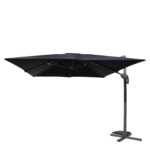 Ομπρέλα Κήπου ArteLibre VALENA Μαύρο/Γκρι Αλουμίνιο/Polyester Φ3x3m