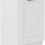 Επιδαπέδιο ντουλάπι νεροχύτη Nelor 50 ZL 1F BB-Λευκό
